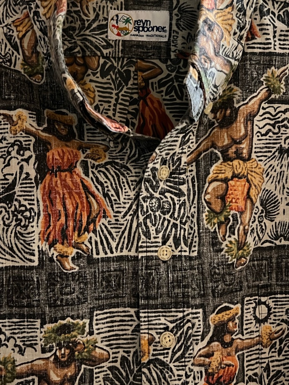 Reyn x Eddy Y rare Hula Kahiko Y2K vintage pullover - Picture 2 of 5